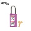 Master Lock 411MKW417PRP Zenex™ Thermoplastic Safety Padlock