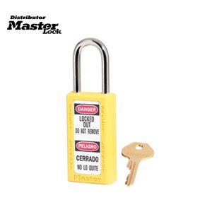 Master Lock 411YLW Zenex™ Thermoplastic Safety Padlock