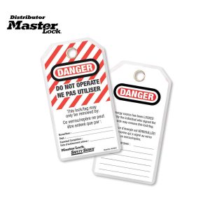 Master Lock 497ABLC Lockout Tags