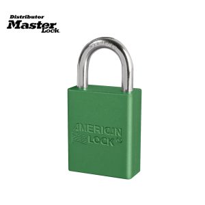 Master Lock A1105KAMKGRN Anodized Aluminum Safety Padlock