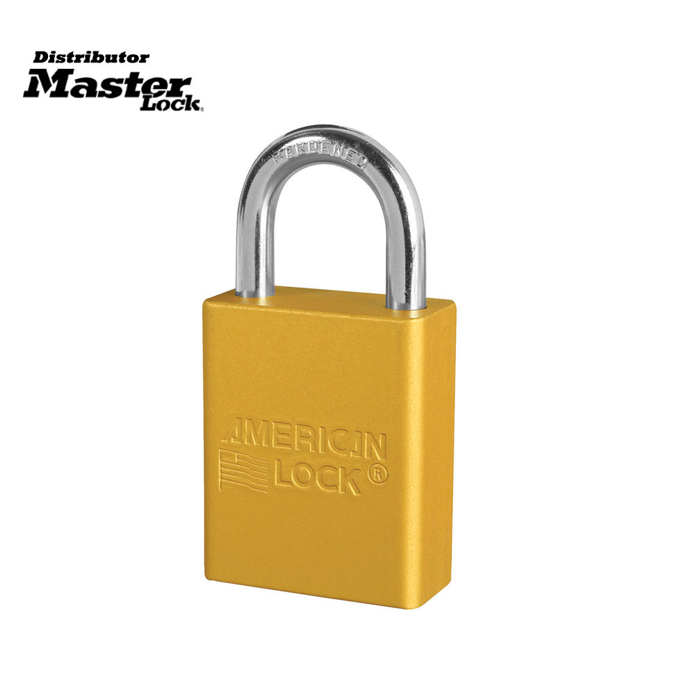 Master Lock A1105MKYLW Anodized Aluminum Safety Padlock