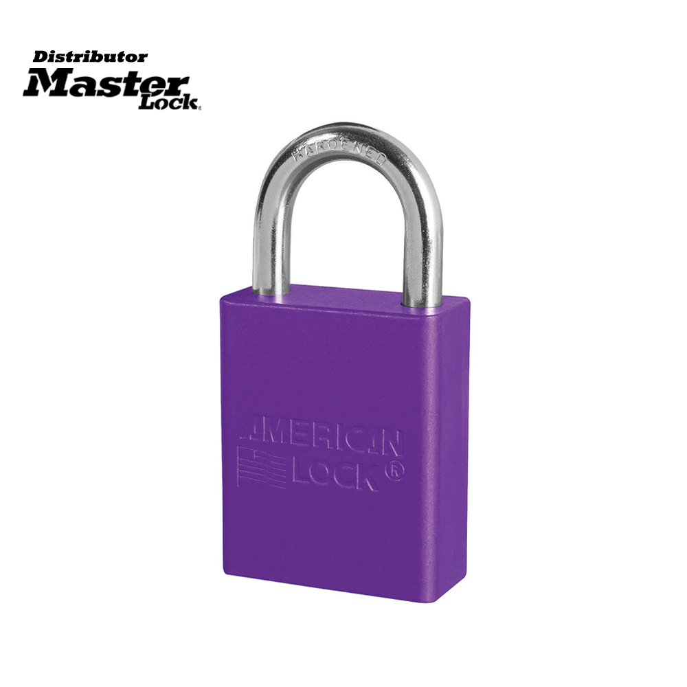 Master Lock A1105KAPRP Anodized Aluminum Safety Padlock