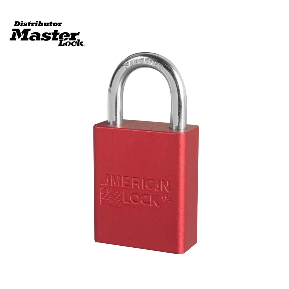 Master Lock A1105KARED Anodized Aluminum Safety Padlock