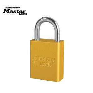 Master Lock A1105YLW Anodized Aluminum Safety Padlock