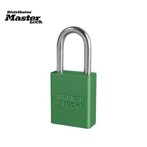 Master Lock A1106GRN Anodized Aluminum Safety Padlock