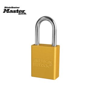 Master Lock A1106KAYLW Anodized Aluminum Safety Padlock