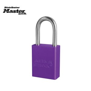 Master Lock A1106MKPRP Anodized Aluminum Safety Padlock