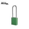 Master Lock A1107GRN Anodized Aluminum Safety Padlock