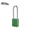 Master Lock A1107KAGRN Anodized Aluminum Safety Padlock