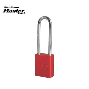 Master Lock A1107RED Anodized Aluminum Safety Padlock