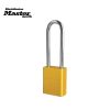 Master Lock A1107YLW Anodized Aluminum Safety Padlock