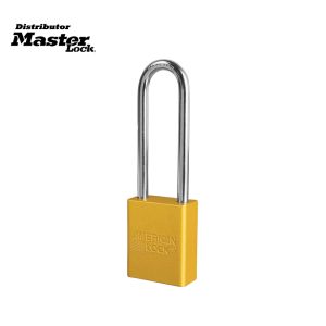 Master Lock A1107YLW Anodized Aluminum Safety Padlock