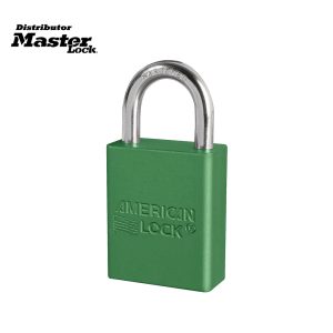 Master Lock A1165KAGRN Anodized Aluminum Safety Padlock
