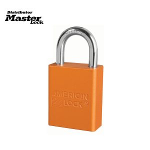 Master Lock A1165KAMKW417ORJ Anodized Aluminum Safety Padlock
