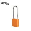 Master Lock A1167KAMKW417ORJ Anodized Aluminum Safety Padlock