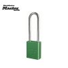 Master Lock A1167MKW417GRN Anodized Aluminum Safety Padlock
