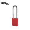 Master Lock A1167MKW417RED Anodized Aluminum Safety Padlock