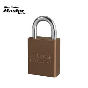 Master Lock S1105BRN Anodized Aluminum Safety Padlock
