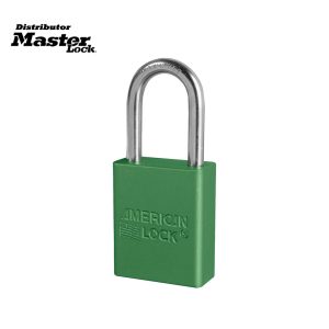 Master Lock S1106GRN Anodized Aluminum Safety Padlock