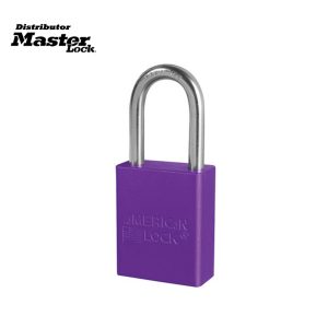 Master Lock S1106PRP Anodized Aluminum Safety Padlock