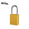 Master Lock S1106YLW Anodized Aluminum Safety Padlock