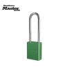 Master Lock S1107GRN Anodized Aluminum Safety Padlock