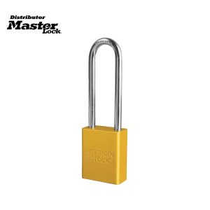 Master Lock S1107YLW Anodized Aluminum Safety Padlock