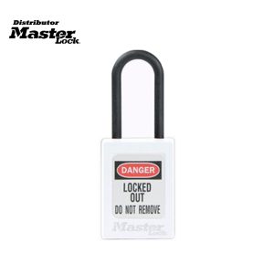 Master Lock S32WHT Zenex™ Thermoplastic Safety Padlock