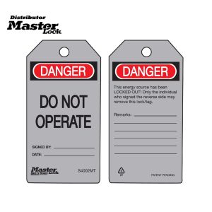Master Lock S4002MT Lockout Tags