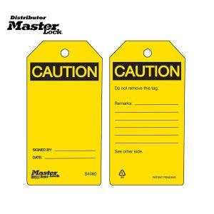 Master Lock S4060 Lockout Tags