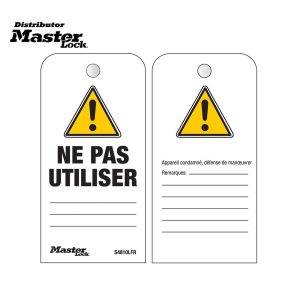 Master Lock S4810LFR Lockout Tags