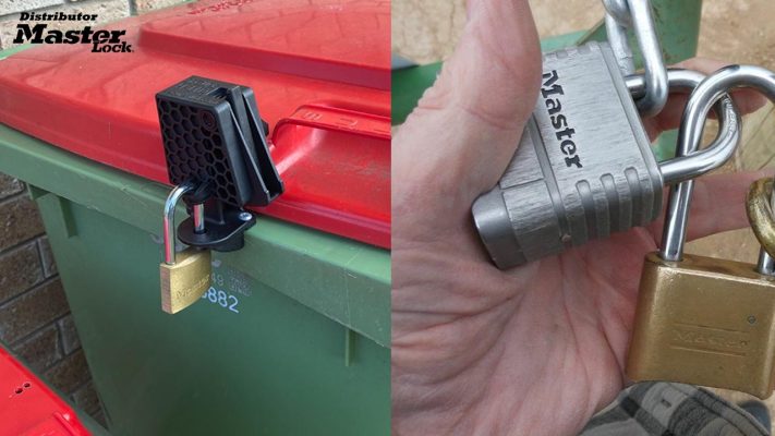 Master Lock 406BLU Zenex Thermoplastic Safety Padlock