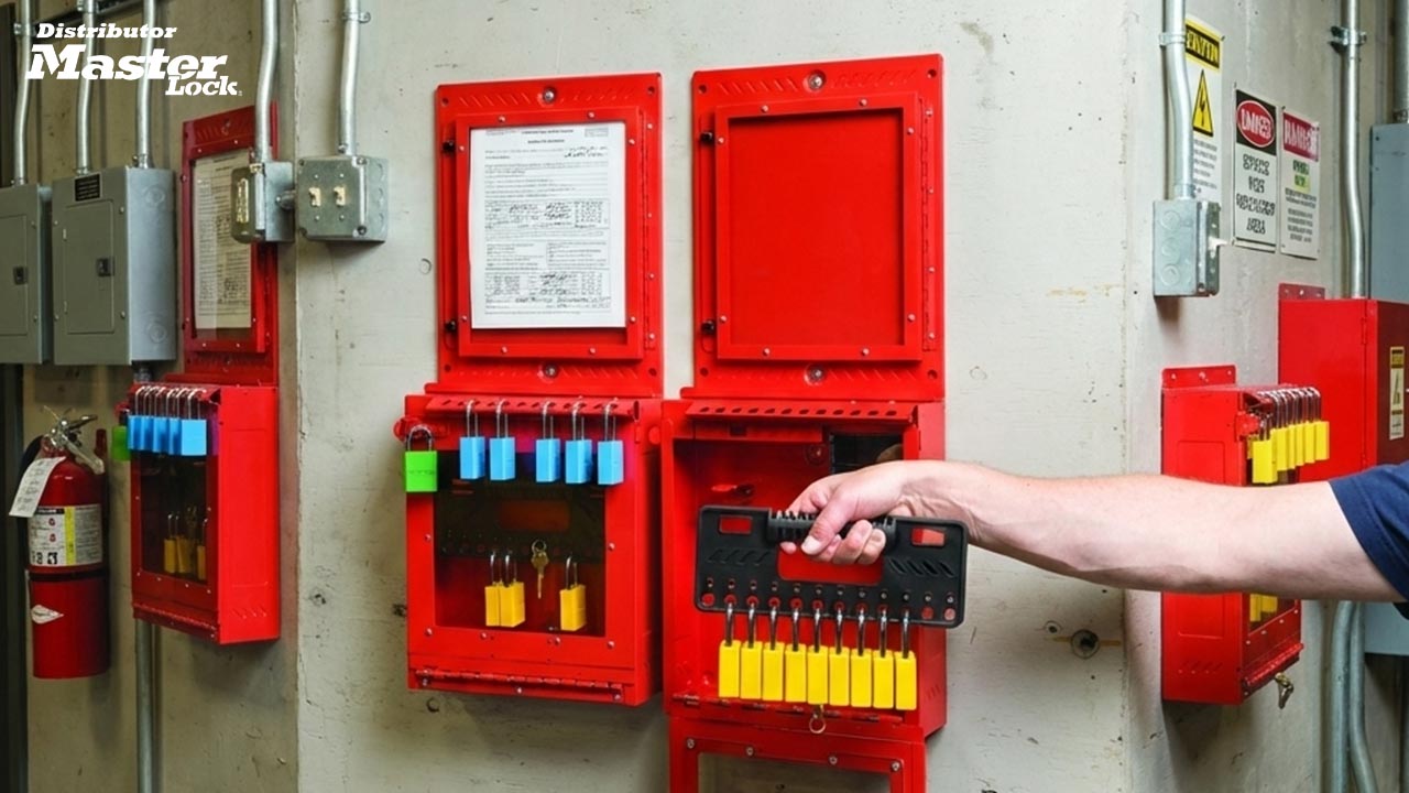 Master Lock Group & Permit Station